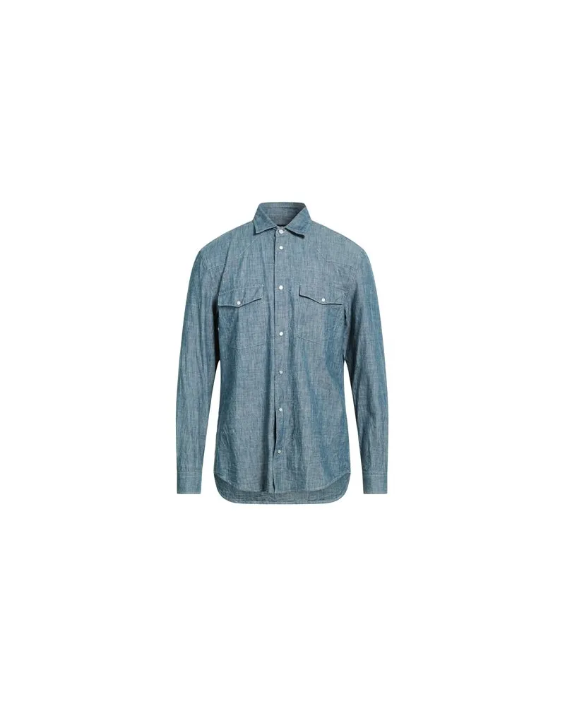 Dondup TOPS - Hemdenauf YOOX.COM Blau