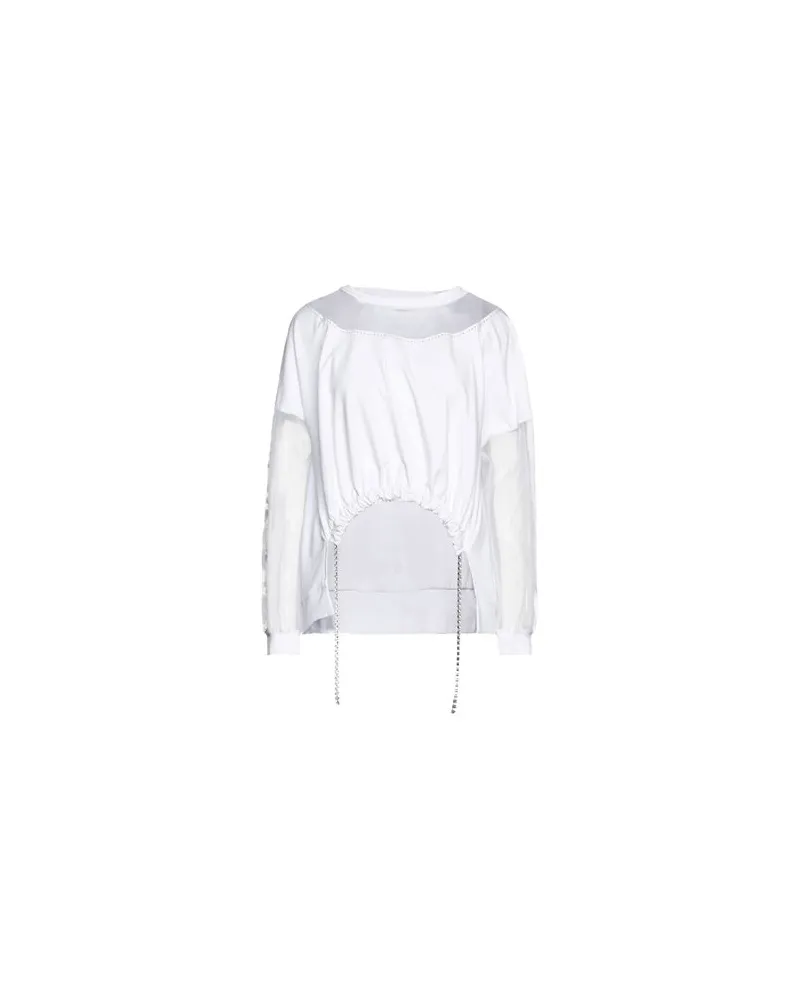Liu Jo TOPS - Sweatshirtsauf YOOX.COM Weiß