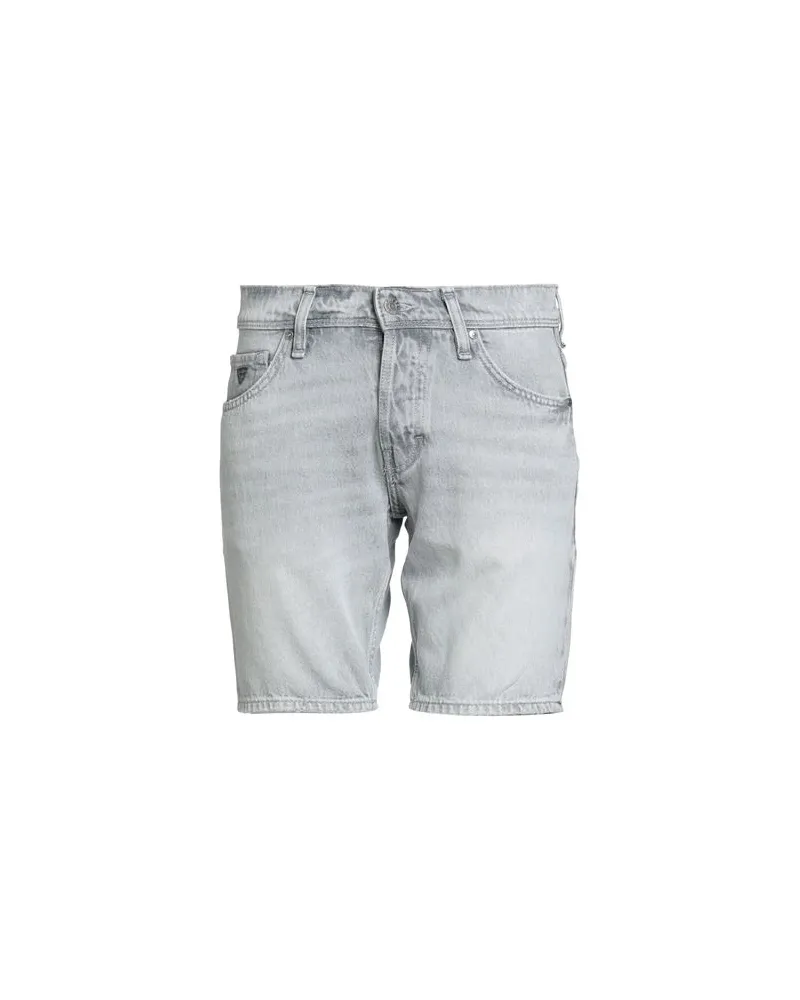 Guess HOSEN & RÖCKE - Jeansshortsauf YOOX.COM Grau