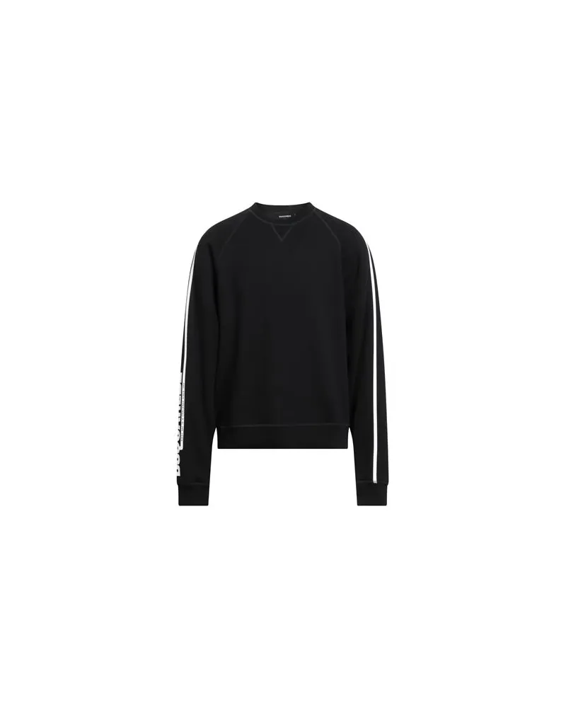 Dsquared2 TOPS - Sweatshirtsauf YOOX.COM Schwarz