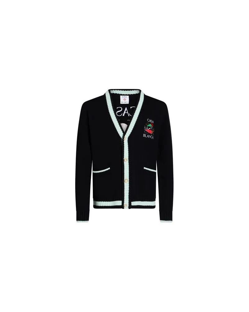 Casablanca Paris STRICKWAREN - Strickjackenauf YOOX.COM Schwarz