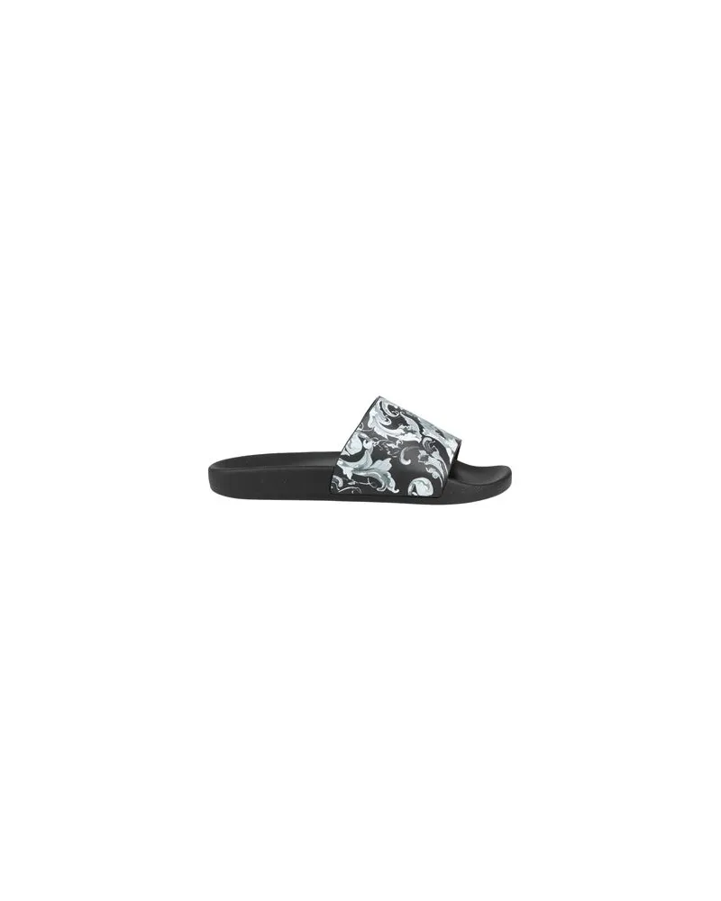 Versace Jeans SCHUHE - Sandalenauf YOOX.COM Schwarz