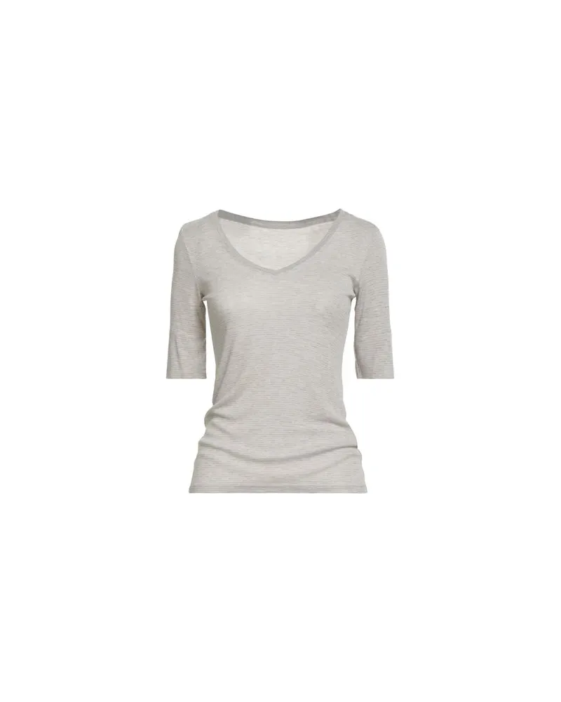 Majestic TOPS - T-shirtsauf YOOX.COM Hellgrau