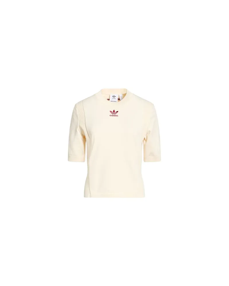 adidas STRICKWAREN - Pulloverauf YOOX.COM Cremeweiß