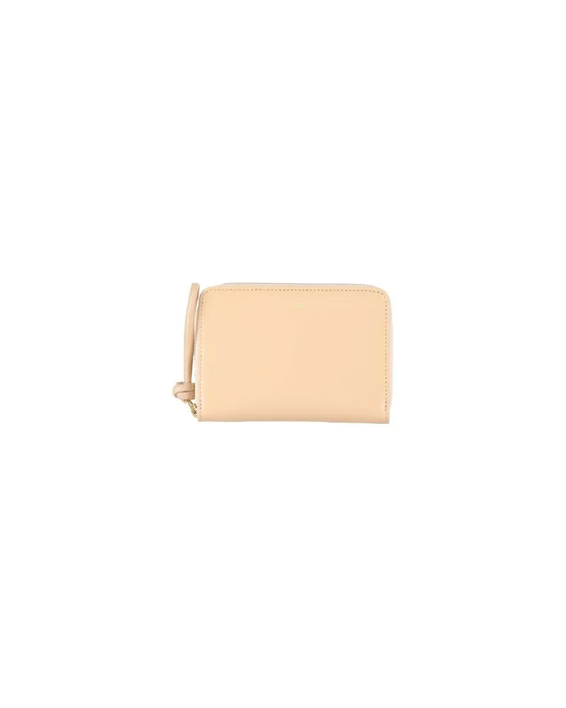 Jil Sander Kleinlederwaren - Brieftaschenauf YOOX.COM Hellrosa