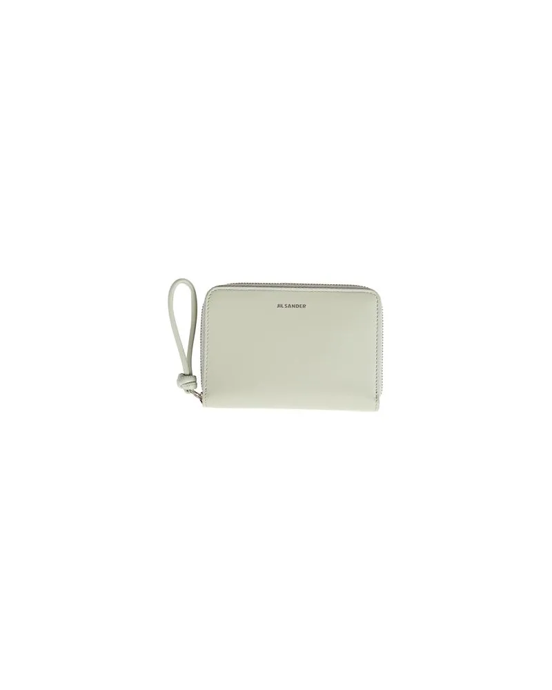 Jil Sander Kleinlederwaren - Brieftaschenauf YOOX.COM Salbeigrün