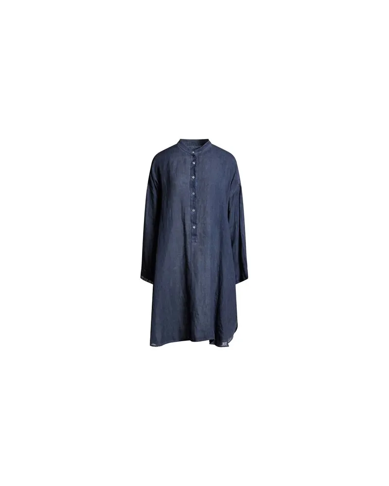 120% Lino KLEIDER - Mini-Kleiderauf YOOX.COM Marineblau