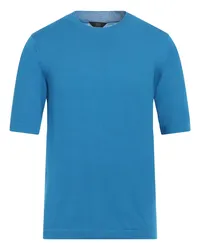 HOSIO Pullover Azurblau