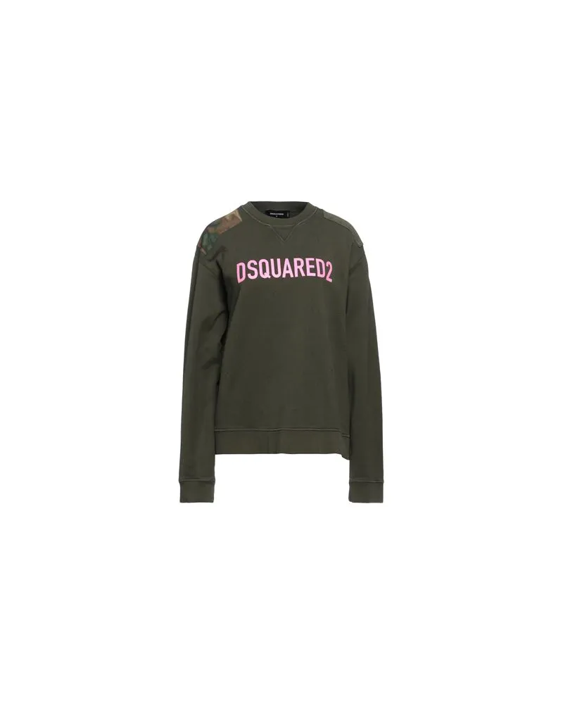 Dsquared2 TOPS - Sweatshirtsauf YOOX.COM Militärgrün