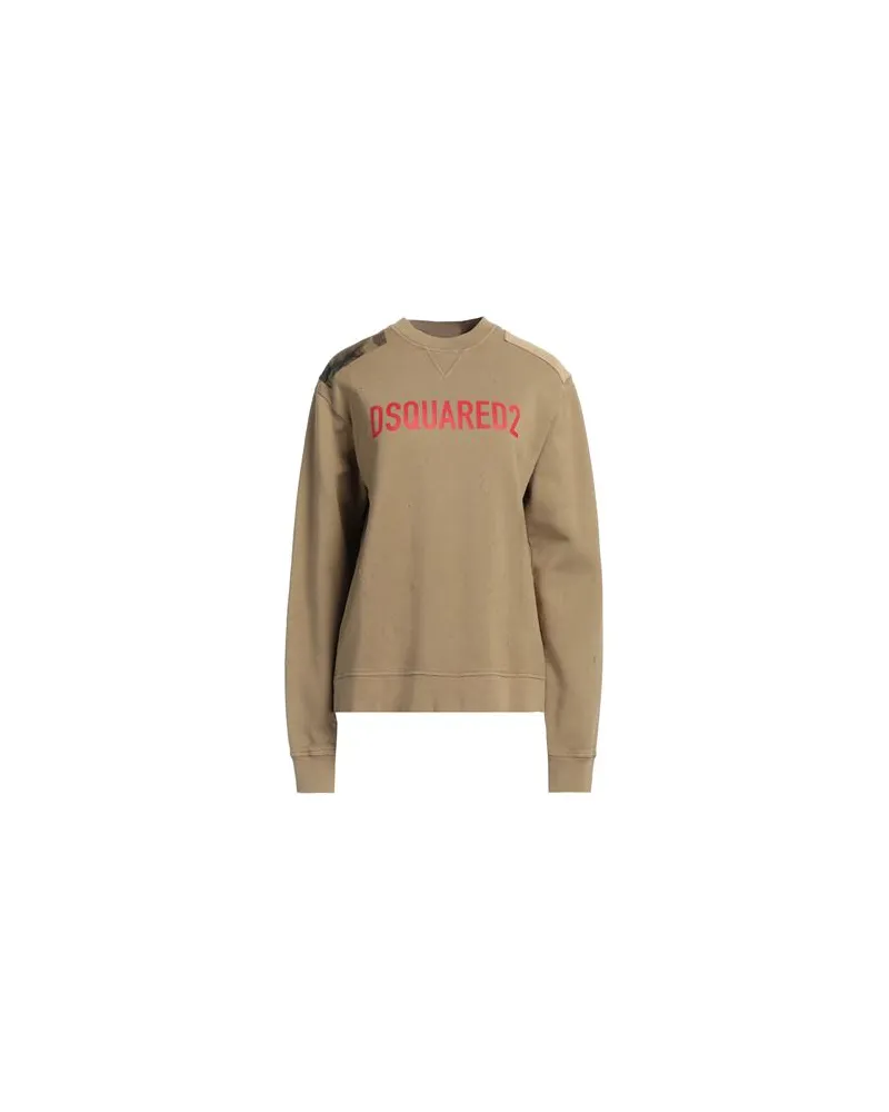 Dsquared2 TOPS - Sweatshirtsauf YOOX.COM Khaki