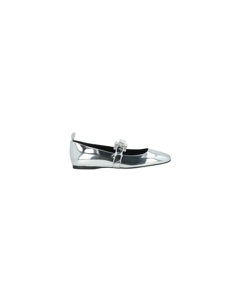 Sergio Rossi SCHUHE - Ballerinasauf YOOX.COM Silber