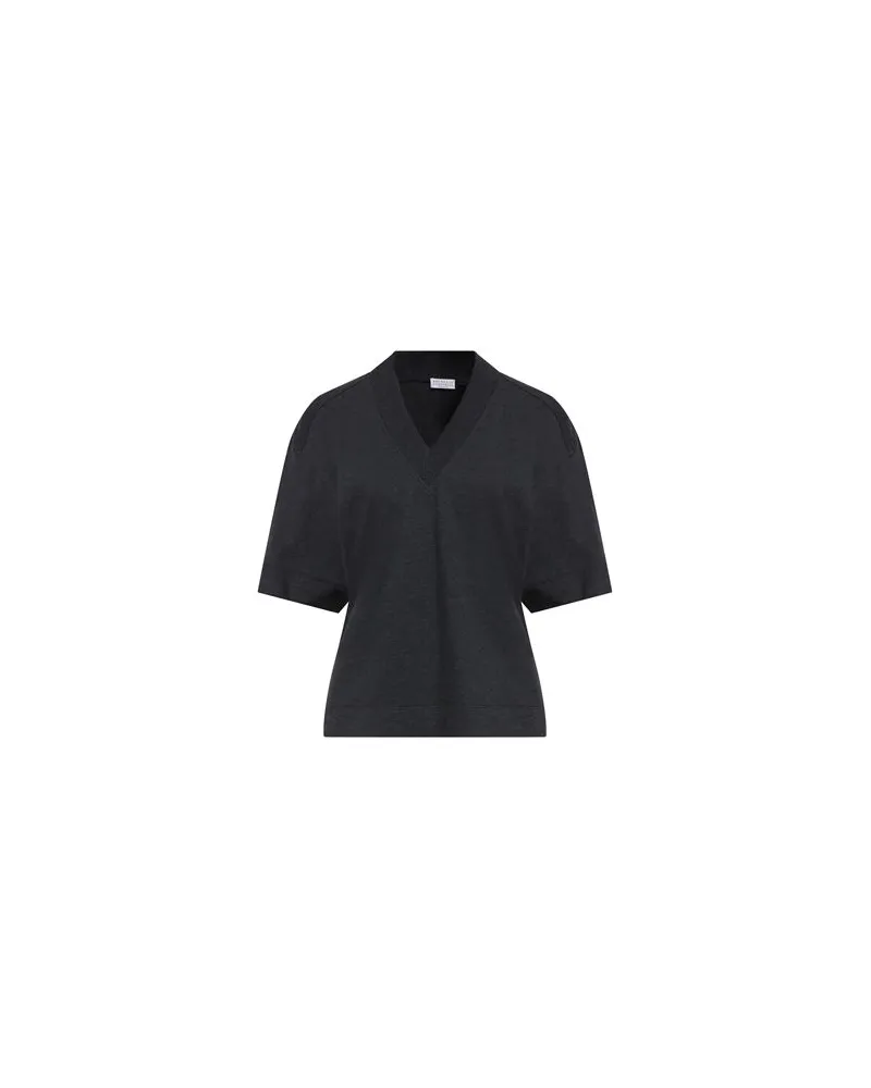 Brunello Cucinelli TOPS - T-shirtsauf YOOX.COM Braungrau