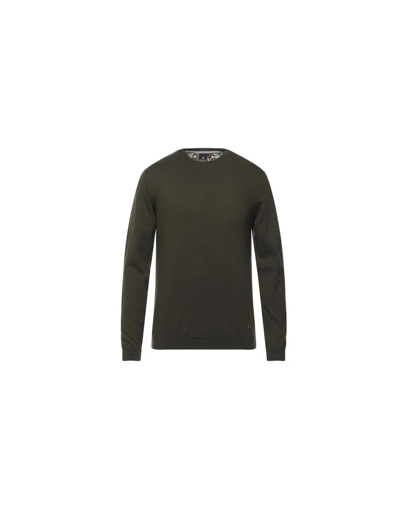 Recycled Art World STRICKWAREN - Pulloverauf YOOX.COM Militärgrün