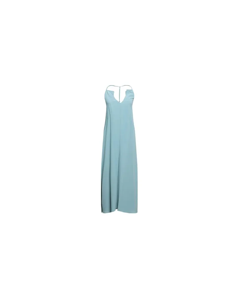 ALYSI KLEIDER - Maxi-Kleiderauf YOOX.COM Blaugrau