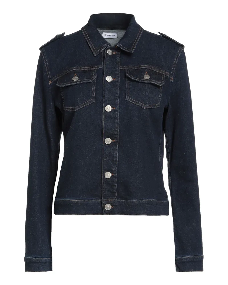 Au Jour Le Jour Jeansjacke/-mantel Blau