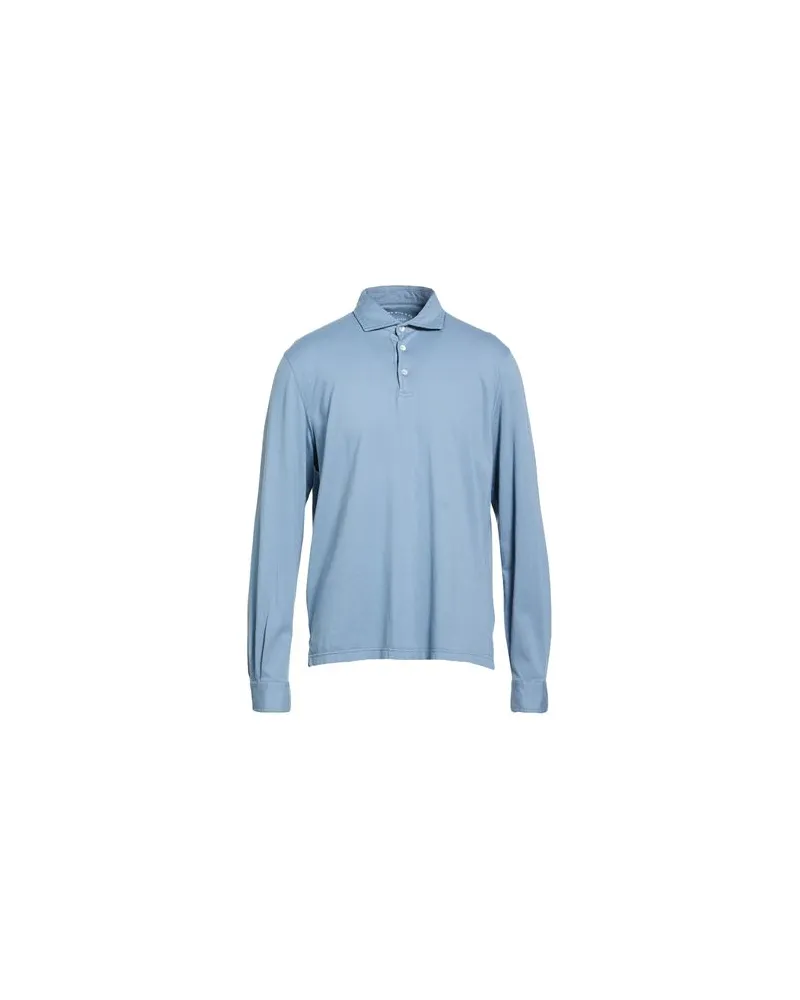 Fedeli TOPS - Poloshirtsauf YOOX.COM Taubenblau