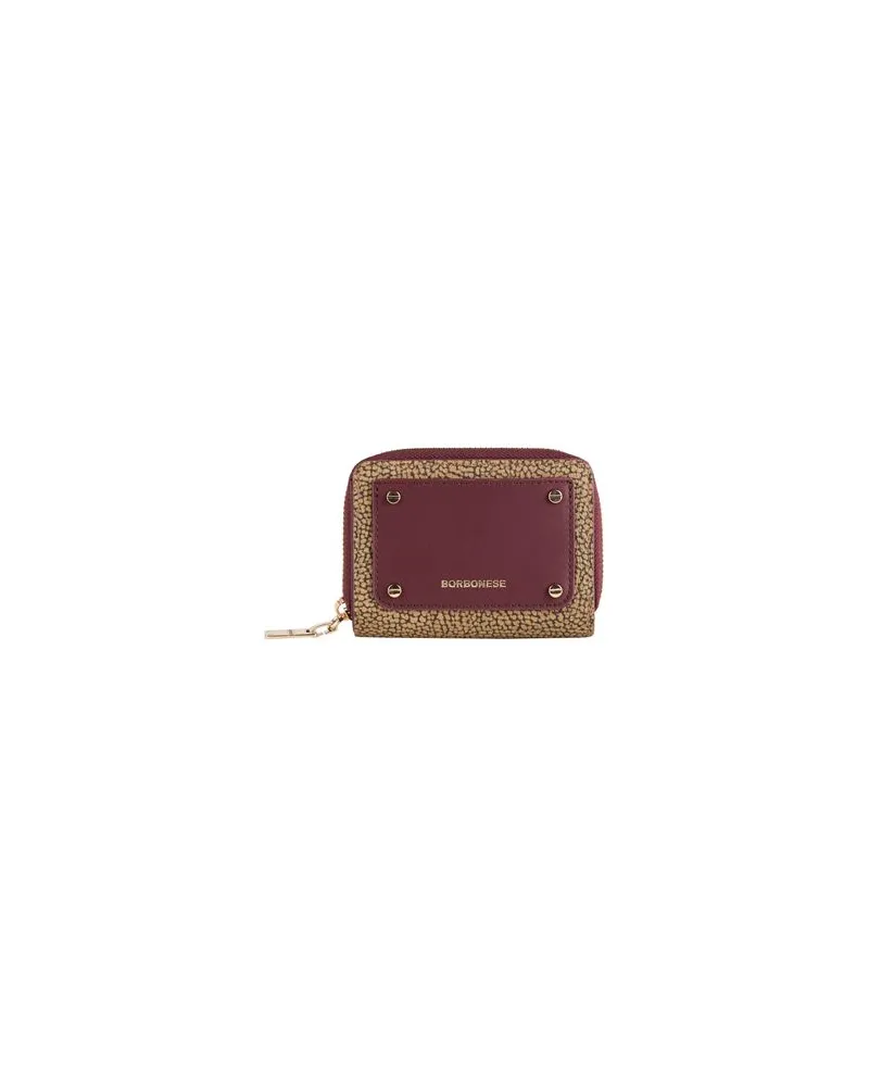 Borbonese Kleinlederwaren - Brieftaschenauf YOOX.COM Pflaume
