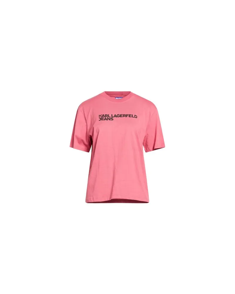 Karl Lagerfeld TOPS - T-shirtsauf YOOX.COM Lachs