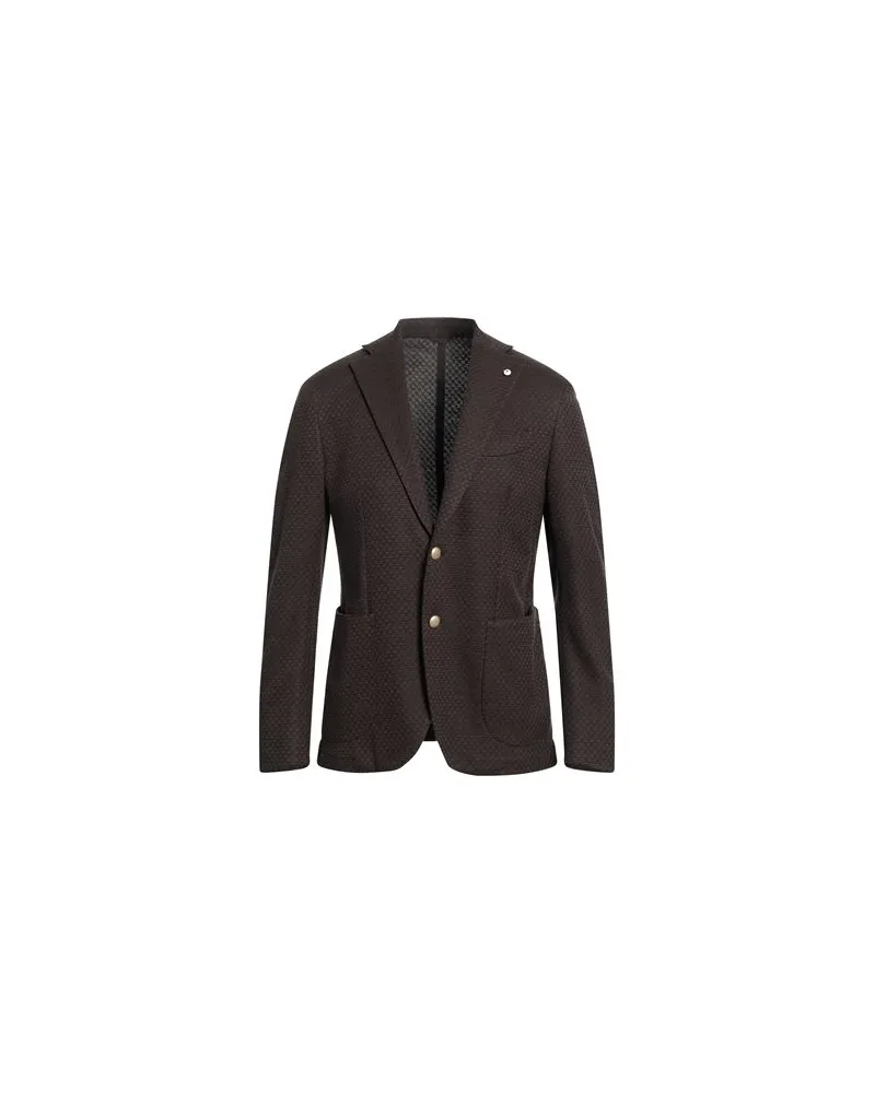 Luigi Bianchi Mantova ANZÜGE und CO-ORDS - Blazersauf YOOX.COM Dunkelbraun