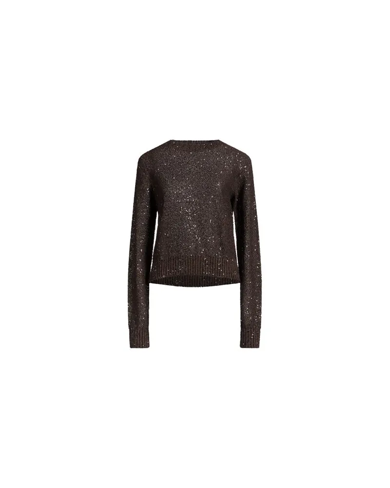 Brunello Cucinelli STRICKWAREN - Pulloverauf YOOX.COM Schokobraun