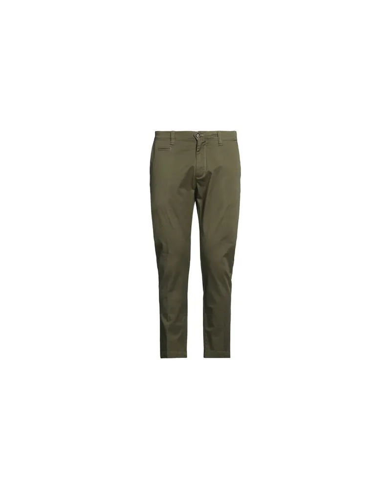 OFFICINA 36 HOSEN & RÖCKE - Hosenauf YOOX.COM Militärgrün