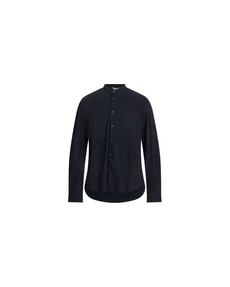 DISTRETTO12 TOPS - Hemdenauf YOOX.COM Nachtblau