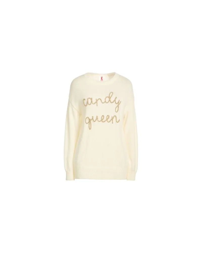 KONTATTO STRICKWAREN - Pulloverauf YOOX.COM Cremeweiß