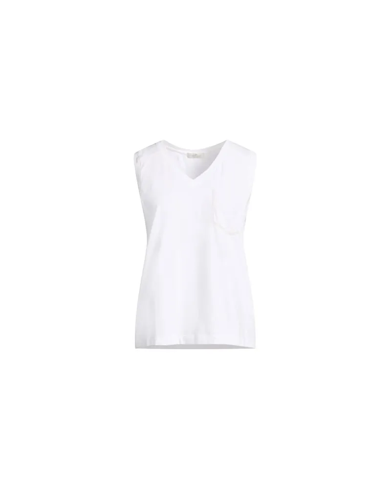 PANICALE Cashmere TOPS - T-shirtsauf YOOX.COM Weiß