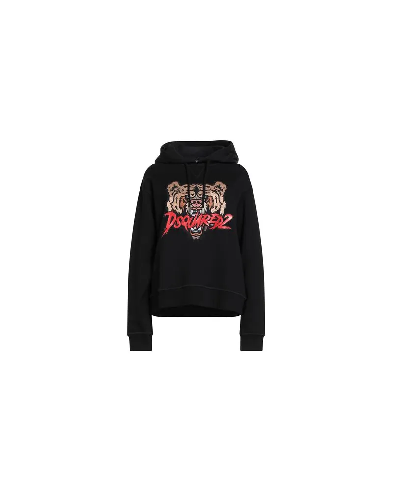 Dsquared2 TOPS - Sweatshirtsauf YOOX.COM Schwarz