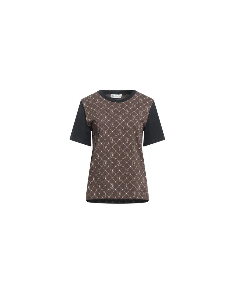 Trussardi TOPS - T-shirtsauf YOOX.COM Dunkelbraun
