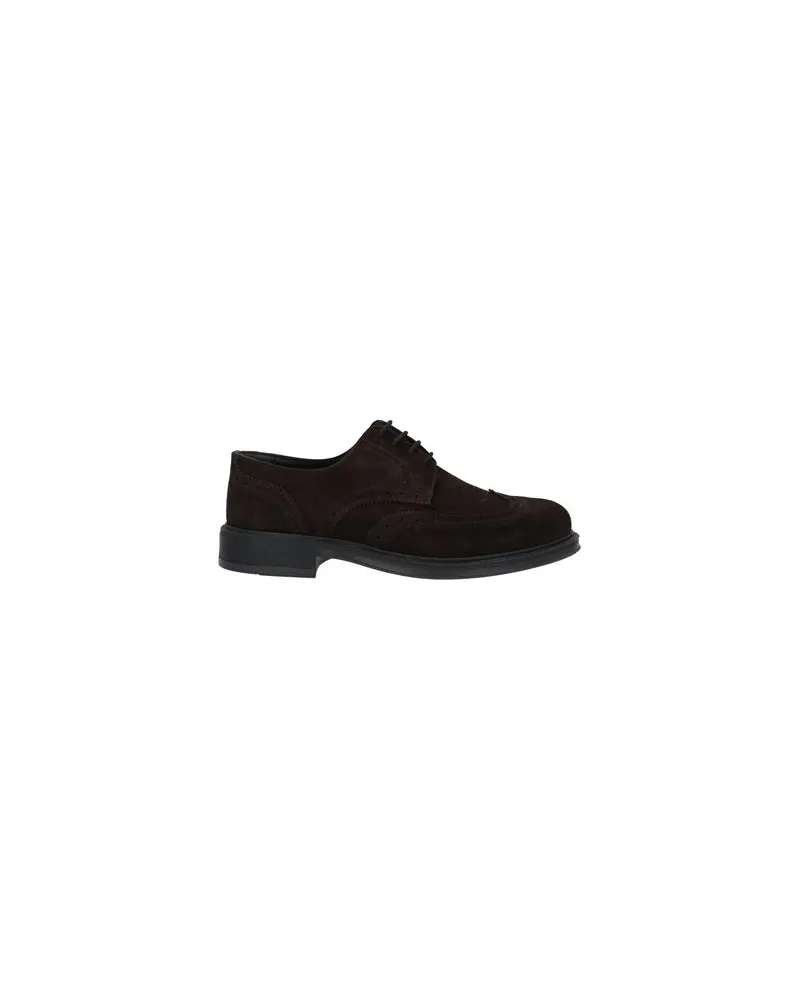 Alessandro Gilles SCHUHE - Schnürschuheauf YOOX.COM Dunkelbraun