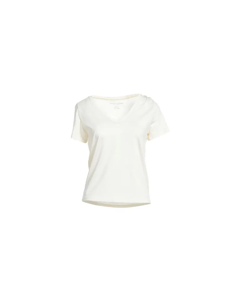 Majestic TOPS - T-shirtsauf YOOX.COM Cremeweiß