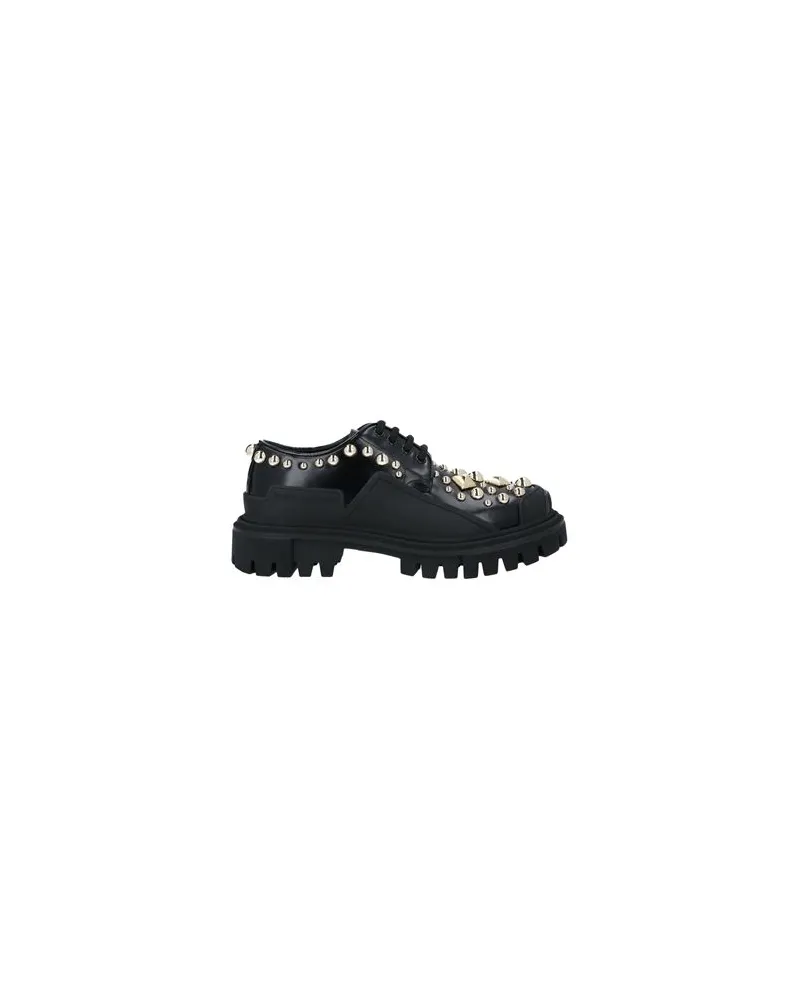 Dolce & Gabbana SCHUHE - Schnürschuheauf YOOX.COM Schwarz