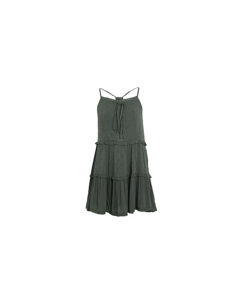 Superdry. KLEIDER - Mini-Kleiderauf YOOX.COM Militärgrün