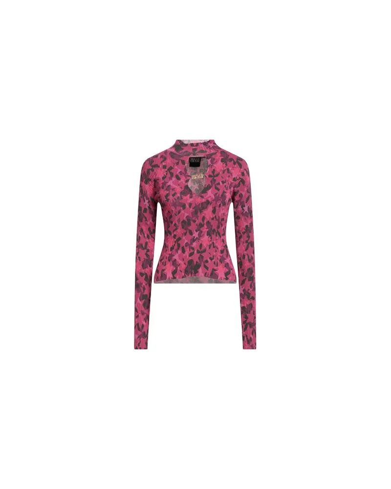 Versace Jeans STRICKWAREN - Rollkragenpulloverauf YOOX.COM Fuchsia