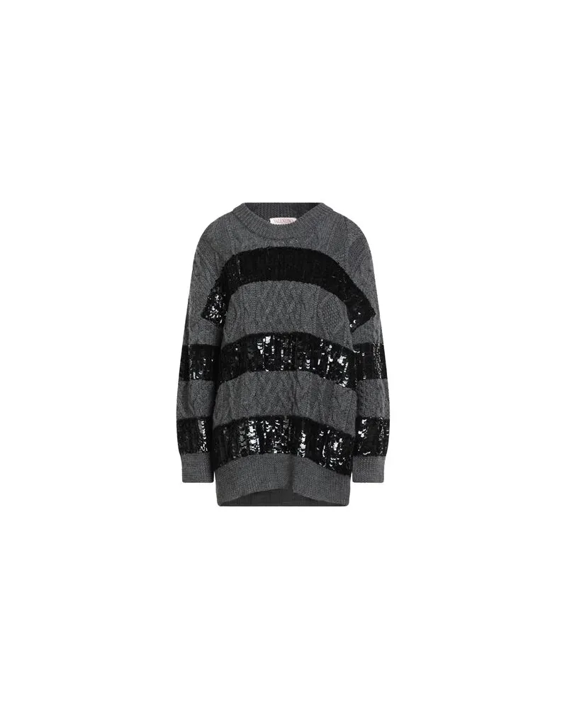 Valentino Garavani STRICKWAREN - Pulloverauf YOOX.COM Grau