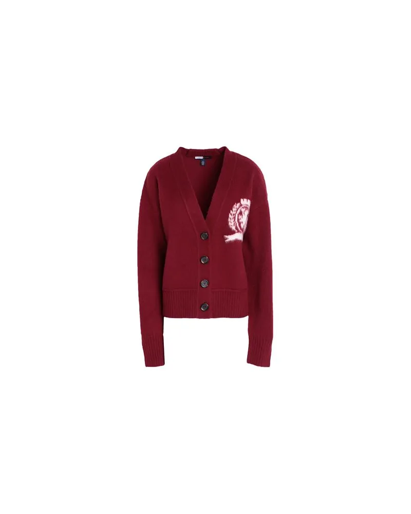 Tommy Hilfiger STRICKWAREN - Strickjackenauf YOOX.COM Bordeaux