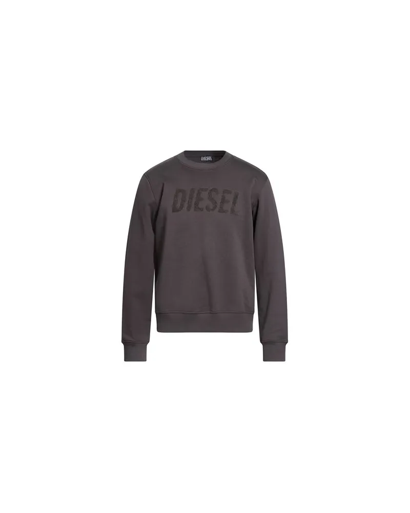 Diesel TOPS - Sweatshirtsauf YOOX.COM Braungrau