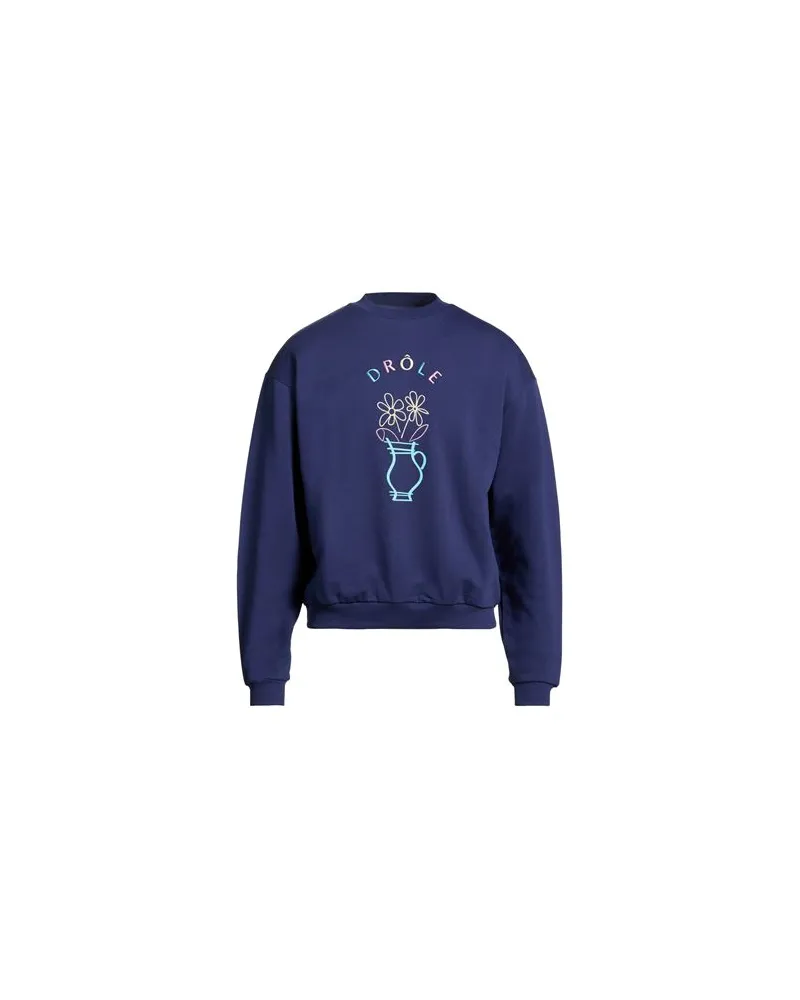 Drôle de Monsieur TOPS - Sweatshirtsauf YOOX.COM Blau