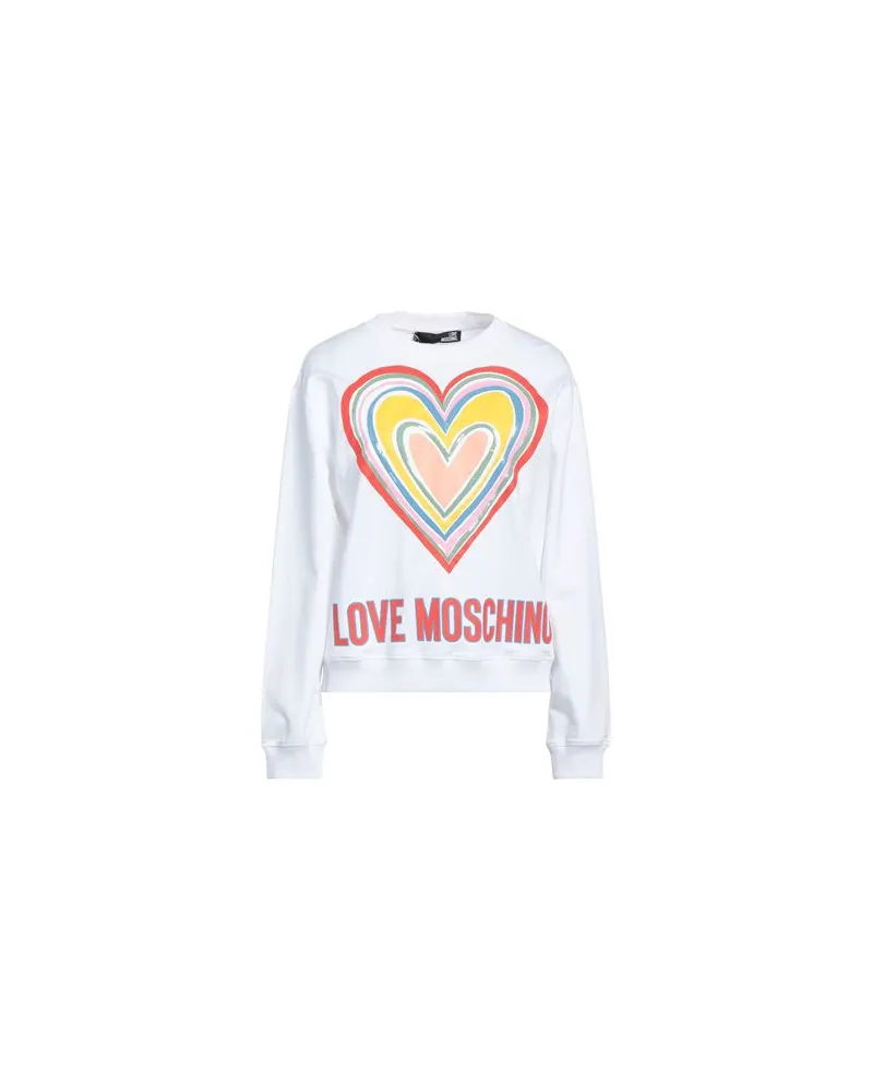 Moschino TOPS - Sweatshirtsauf YOOX.COM Weiß