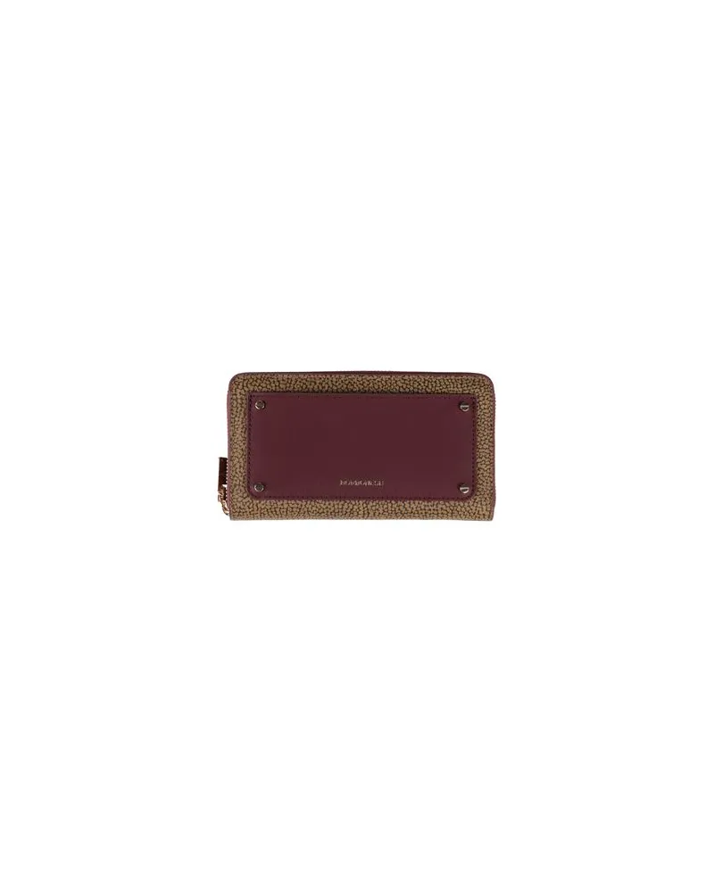 Borbonese Kleinlederwaren - Brieftaschenauf YOOX.COM Pflaume