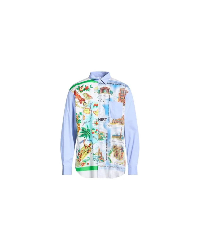 Comme des Garçons TOPS - Hemdenauf YOOX.COM Hellblau