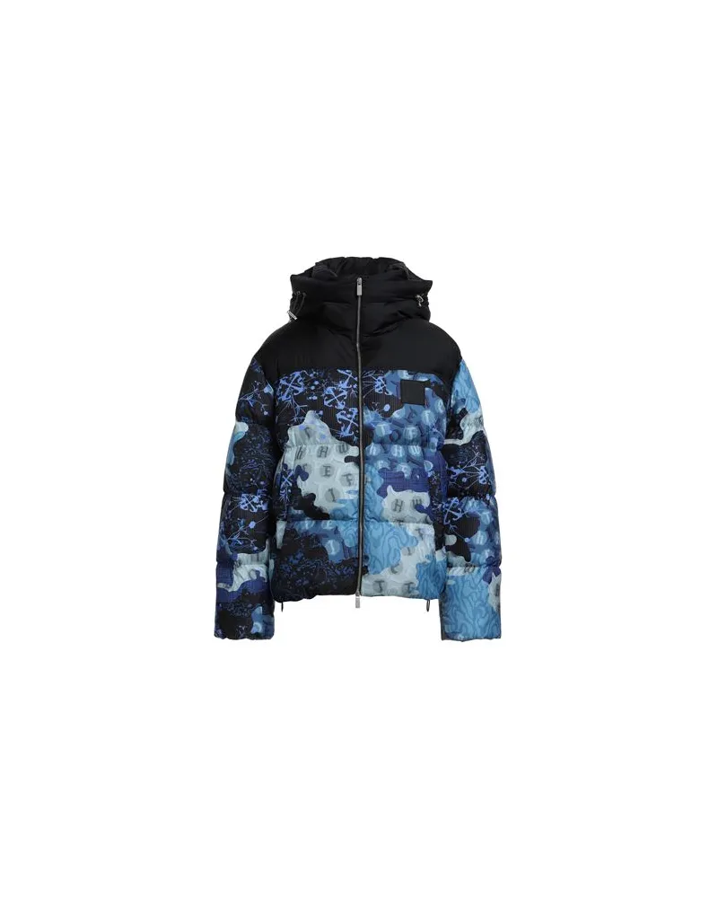 OFF-WHITE JACKEN & MÄNTEL - Pufferjacken & Daunenjackenauf YOOX.COM Blau