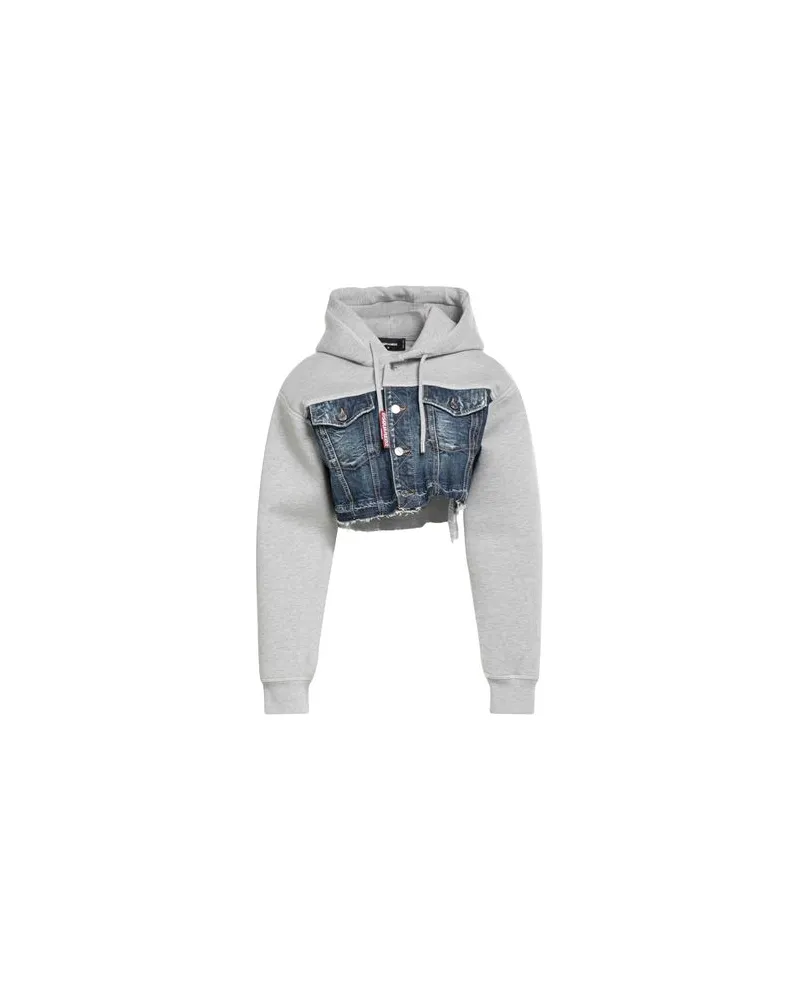 Dsquared2 TOPS - Sweatshirtsauf YOOX.COM Hellgrau