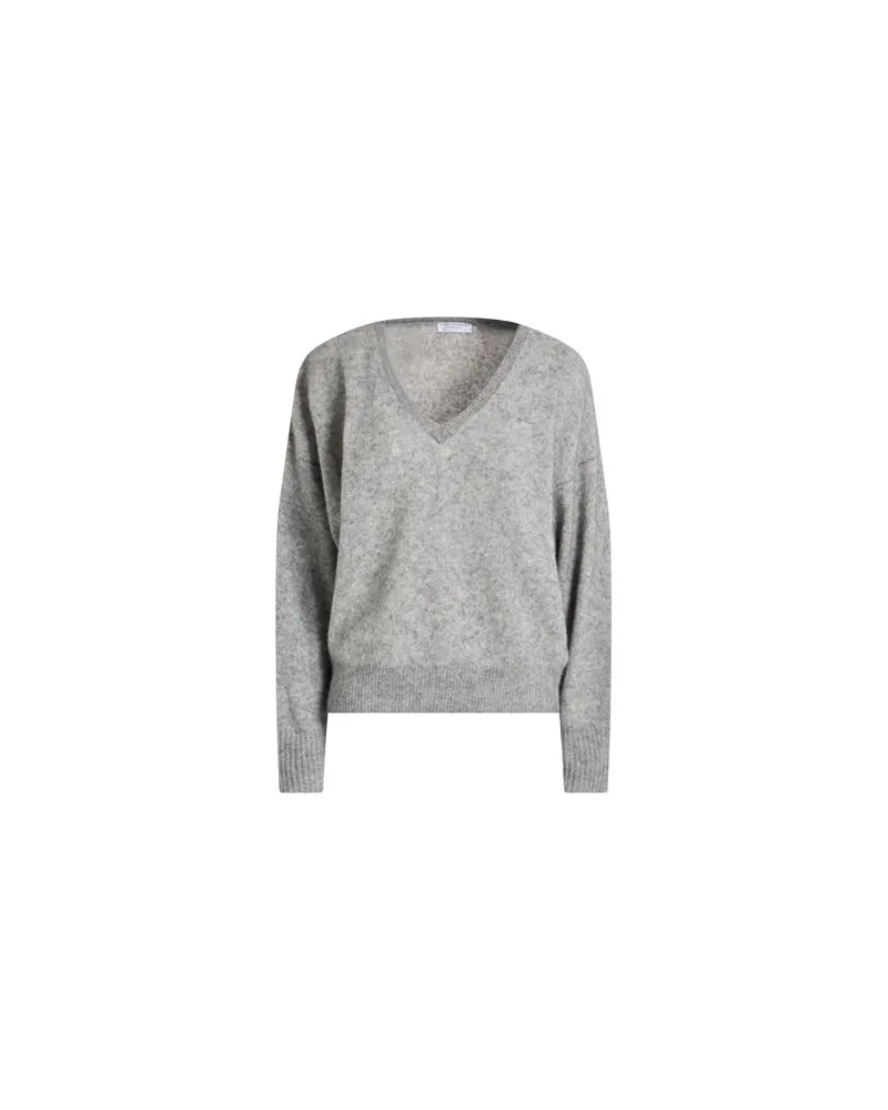 Majestic STRICKWAREN - Pulloverauf YOOX.COM Hellgrau