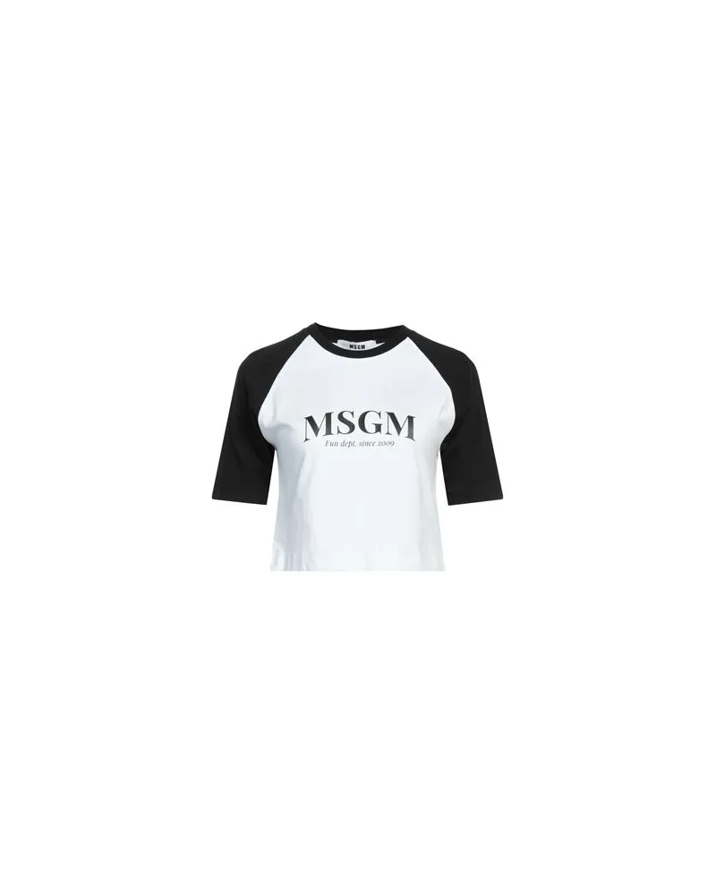MSGM TOPS - T-shirtsauf YOOX.COM Weiß