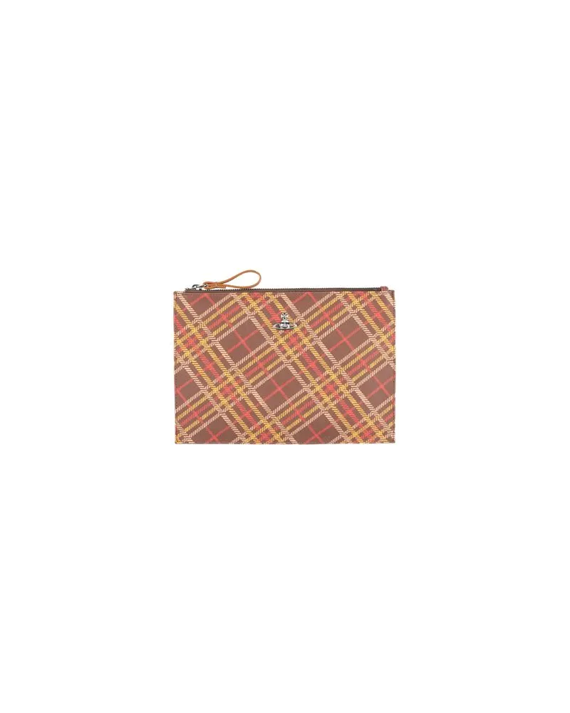 Vivienne Westwood Kleinlederwaren - Kosmetiktäschchenauf YOOX.COM Hellbraun