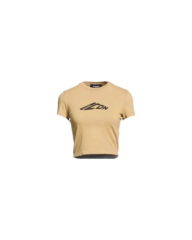 Dsquared2 TOPS - T-shirtsauf YOOX.COM Sand