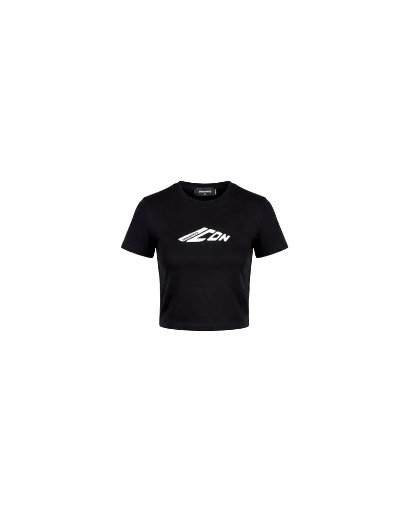 Dsquared2 TOPS - T-shirtsauf YOOX.COM Schwarz
