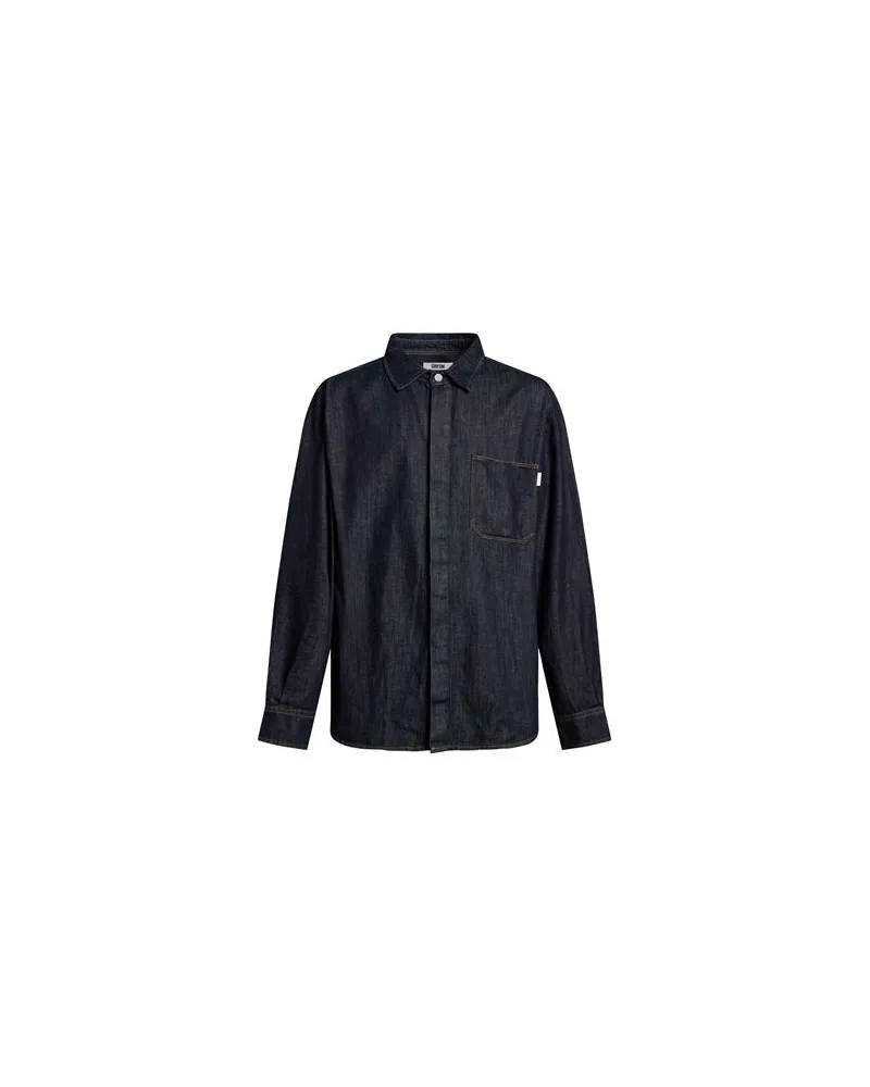 Mauro Grifoni TOPS - Jeanshemdenauf YOOX.COM Blau